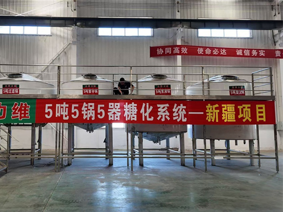 普宁精酿啤酒设备厂—5吨精酿啤酒设备—新疆项目